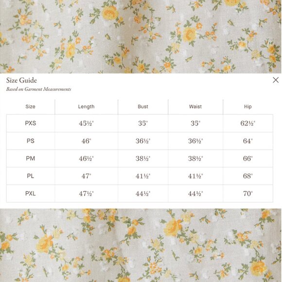 Christy Dawn Dress in Sun Spray sz Petite Small PS - Picture 5 of 10